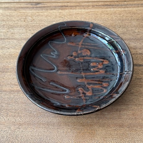 えのきだ窯 榎田智　７寸皿  エ15D (直径約20.5cm)