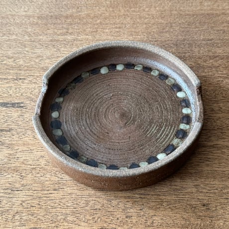 工房コキュ　4.5寸台皿 C10B (直径約14.5cm)