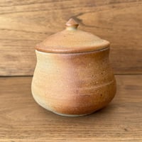 川尻製陶所　塩壷M 下膨れ シM下J