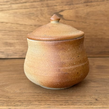 川尻製陶所　塩壷M 下膨れ シM下J