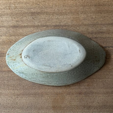えのきだ窯 榎田智　カレー皿 エ9G (約27.5×16cm)