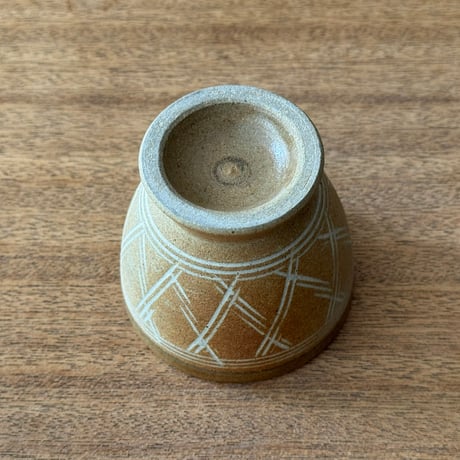 川尻製陶所　アフリカの太鼓のカップ KアA