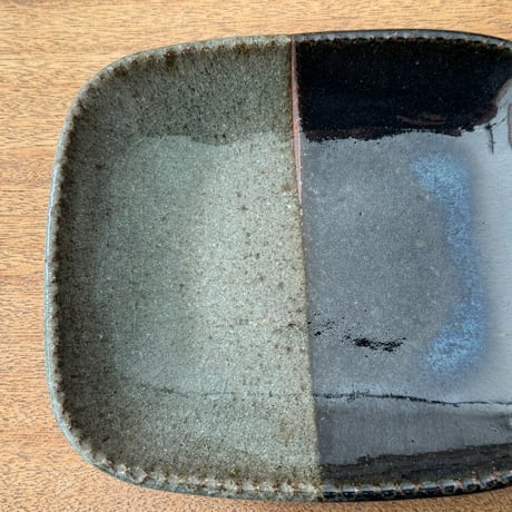 フジタ工作室　 スクエア皿 フ10D （約19.5×17cm)