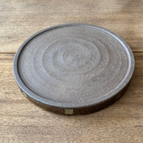 セレン のあ　ハンバーグ皿 セ4B（直径約22cｍ）