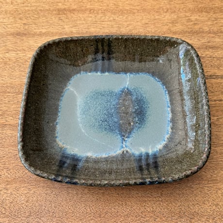 フジタ工作室　 スクエア皿 フ10B (約19.5×17cm)