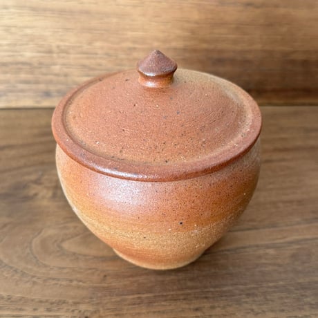 川尻製陶所　砂糖壷M 上膨れ サM上F