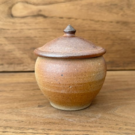 川尻製陶所　砂糖壷S 上膨れ サS上F