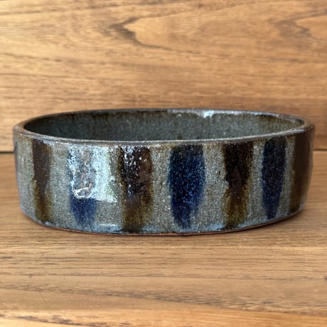 フジタ工作室　 楕円鉢 フ9B （約18×13cm)