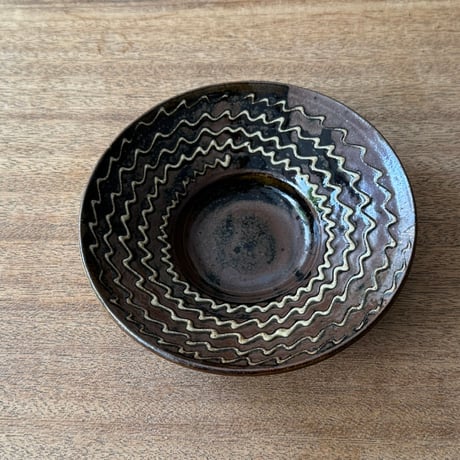 えのきだ窯 榎田智　もり皿  エ13 (直径約17cm)