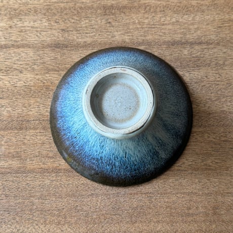 村澤陶苑 村澤享　藁灰釉小鉢 ム21B (直径約15cm)