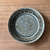 中嶋窯　7寸イッチン平皿 ナ9B (直径約21cm)