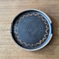 工房コキュ　6寸台皿 C11 (直径約19cm)