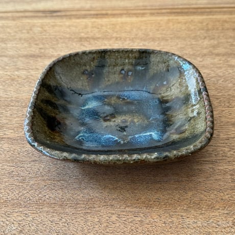 フジタ工作室　 四角皿 フ12A (約14.5×14.5cm)
