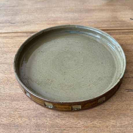 セレン のあ　ハンバーグ皿 セ4A（直径約22cｍ）