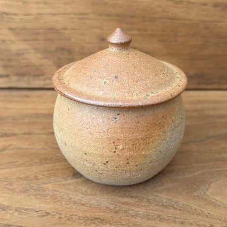 川尻製陶所　砂糖壷S 丸形 サS丸B