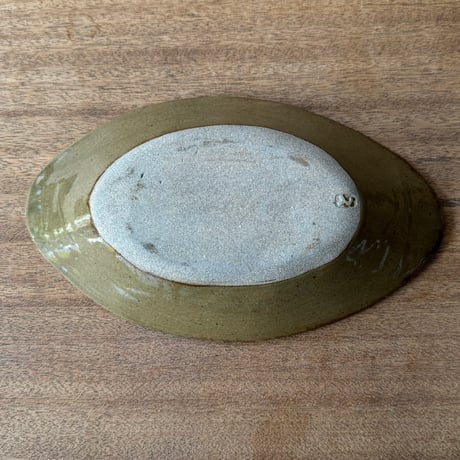 えのきだ窯 榎田智　カレー皿 エ9E (約27.5×16cm)