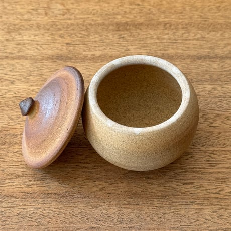 川尻製陶所　塩壷S 丸形 シS丸D