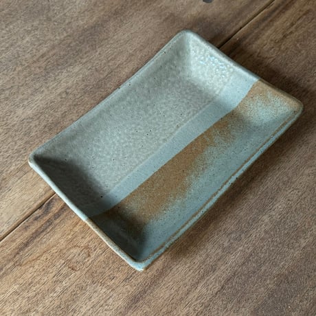 えのきだ窯 榎田智　長方皿 エ5C (約21.5×15cm)