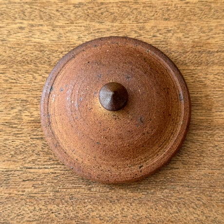 川尻製陶所　塩壷M 上膨れ シM上E