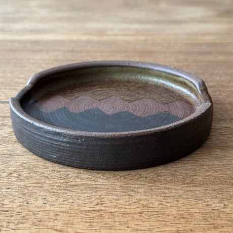 工房コキュ　4.5寸台皿 C10C (直径約14.5cm)