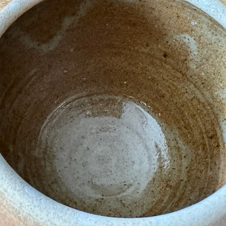 川尻製陶所　砂糖壷L 上膨れ サL上
