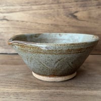 川尻製陶所　片口浅鉢 K5片B （直径約15cm)