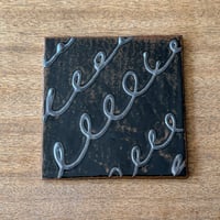 えのきだ窯 榎田智　スクエアプレート エ20B (約14.5×14.5cm)
