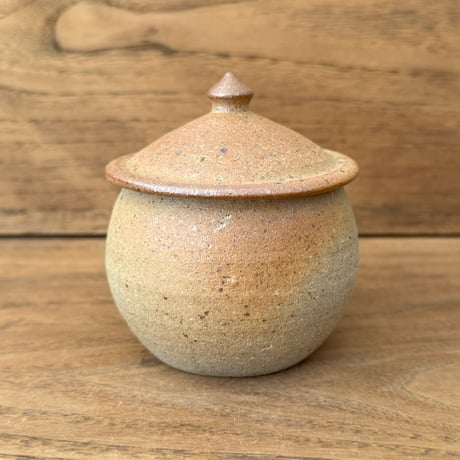 川尻製陶所　砂糖壷S 丸形 サS丸B