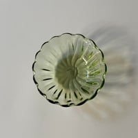 吹工房 村上恭一　輪花豆鉢（もえぎ）M76B（直径約11cm)
