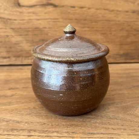 川尻製陶所　砂糖壷S 丸形 サS丸D