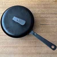 野鍛冶やまご　ちょっと深めの鉄フライパン＆ふたセット 18cm や18フタセット