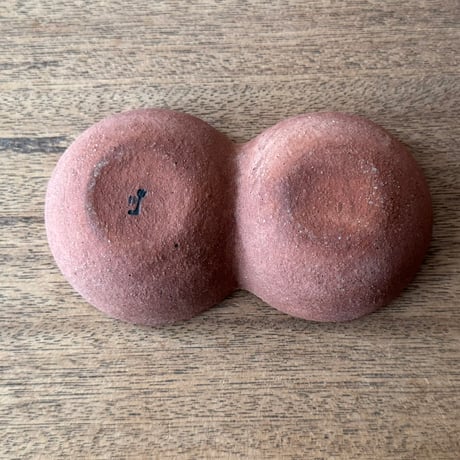 ツグムイロ　双子皿 T3 (約13.5×7.5cm)