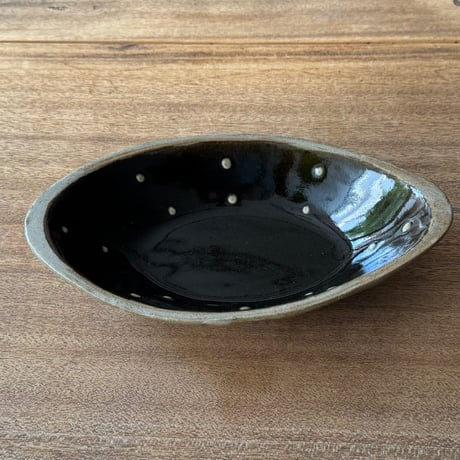 えのきだ窯 榎田智　カレー皿 エ9A (約27.5×16cm)