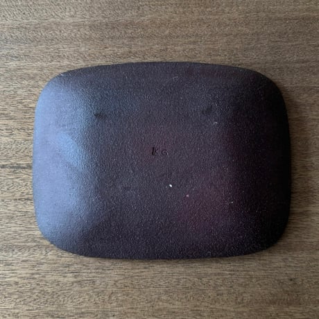 紀窯　中川紀夫　長方鉢 K7D (約21×16cm)