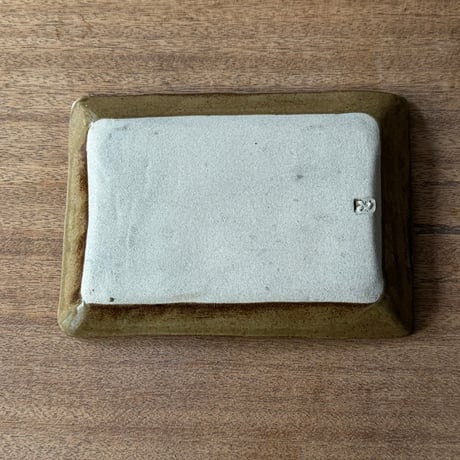 えのきだ窯 榎田智　長方皿 エ5D (約21.5×15cm)