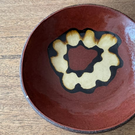 紀窯　中川紀夫　丸皿 K4A (直径約16cm)
