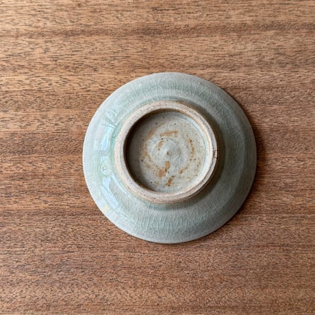 中嶋窯　半磁器イッチン小皿 ナ6B (直径約12cm)