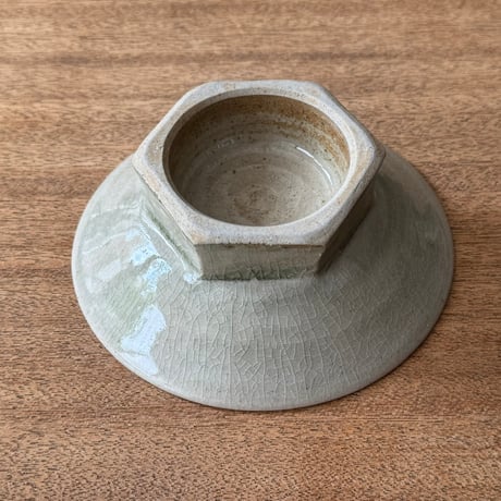 中嶋窯　 半磁器5寸高台鉢 ナ16B (直径約15cm)
