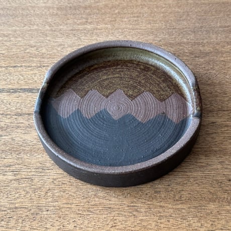 工房コキュ　4.5寸台皿 C10C (直径約14.5cm)