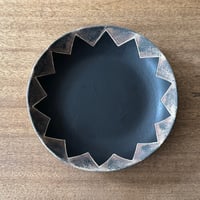 若生享志　ギザギザアフリカン プレート S-8A (直径約21cm)