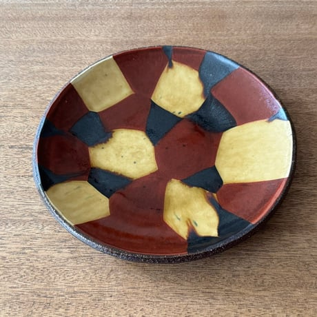 紀窯　中川紀夫　丸皿 K3E (直径約19.5cm)