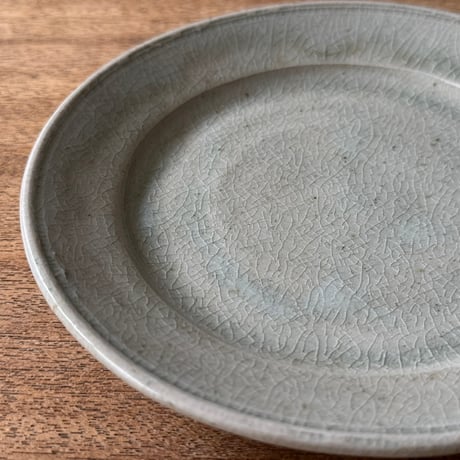 中嶋窯　半磁器6寸平皿 ナ15B (直径約18cm)