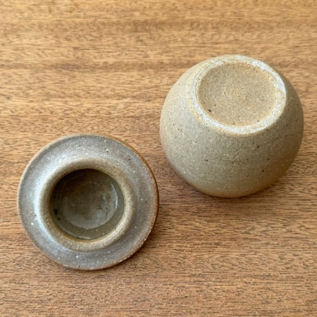 川尻製陶所　砂糖壷S 丸形 サS丸A