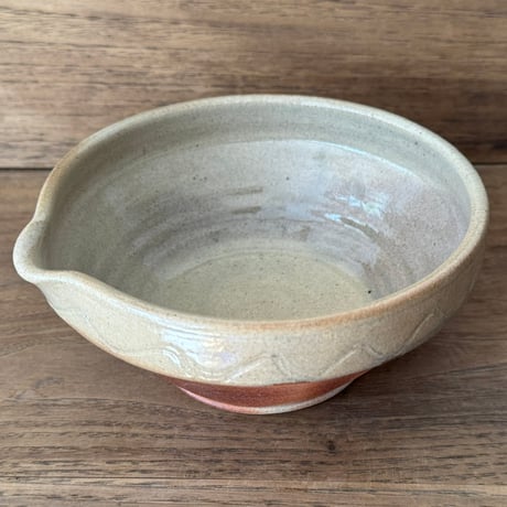 川尻製陶所　片口浅鉢 K5片D （直径約15.5cm)