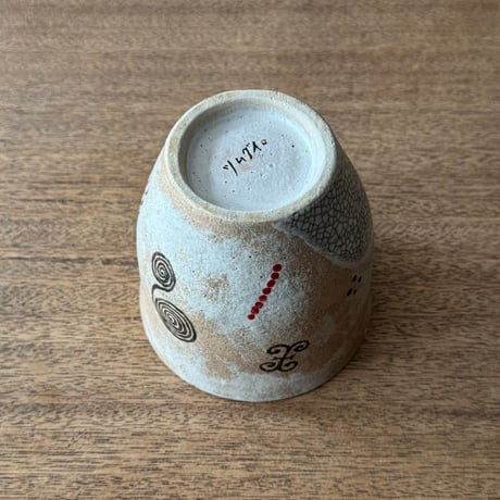 ツグムイロ　壁画カップ(B) T7