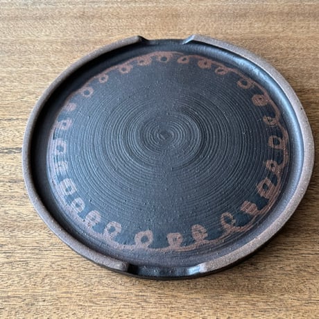 工房コキュ　7寸台皿 C12B (直径約21cm)