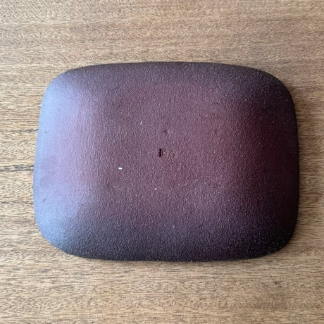 紀窯　中川紀夫　長方鉢 K7A (約21×16cm)
