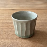 中嶋窯　  半磁器しのぎフリーカップ ナ1B