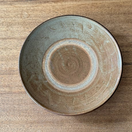 川尻製陶所　7寸皿 K7B (直径約21.5cm)