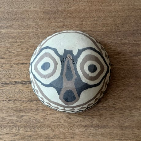 Nerikomico 丸鉢（ブア族・フクロウ） N40B（直径約13cm)